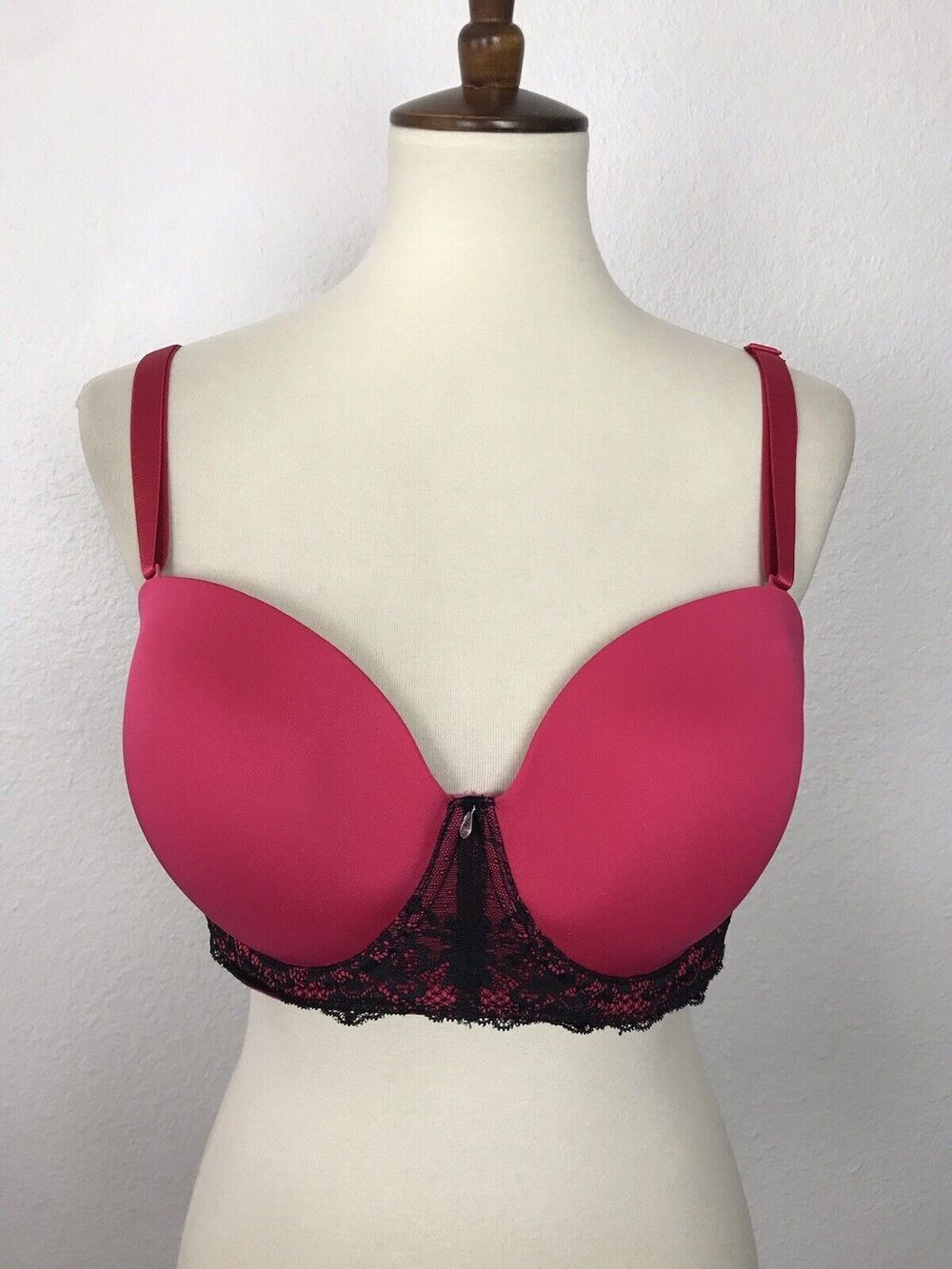 Torrid Lingerie Underwire Satin Floral Lace Bra Plus Size